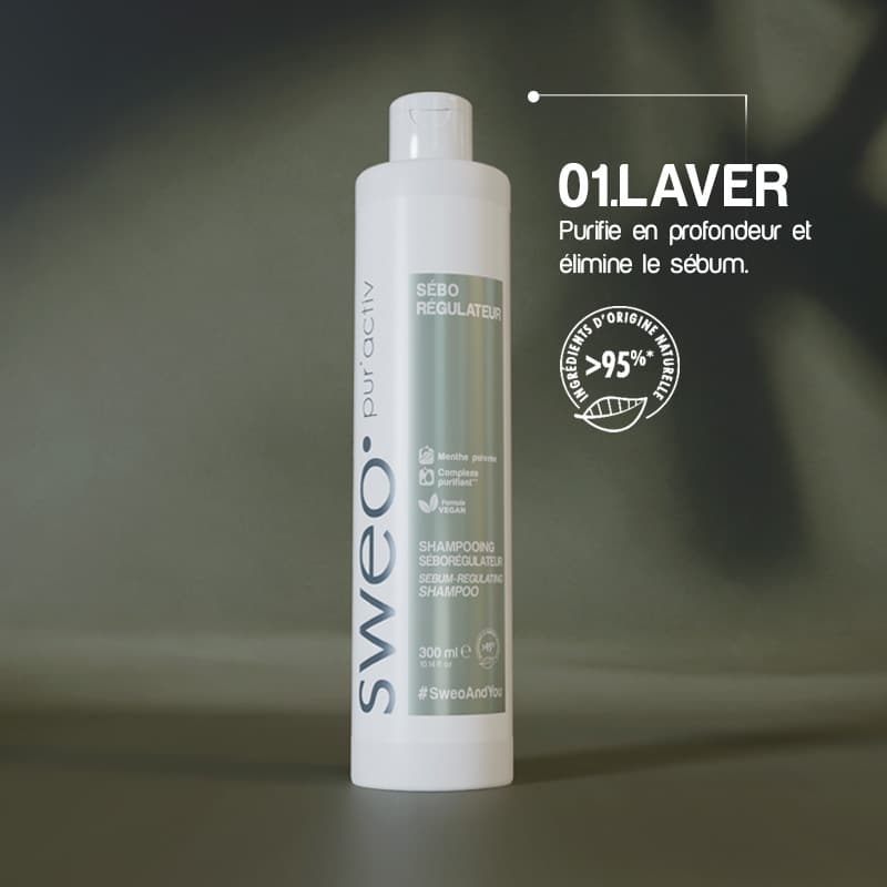 Shampooing Sébrégulateur Sweo Pur&