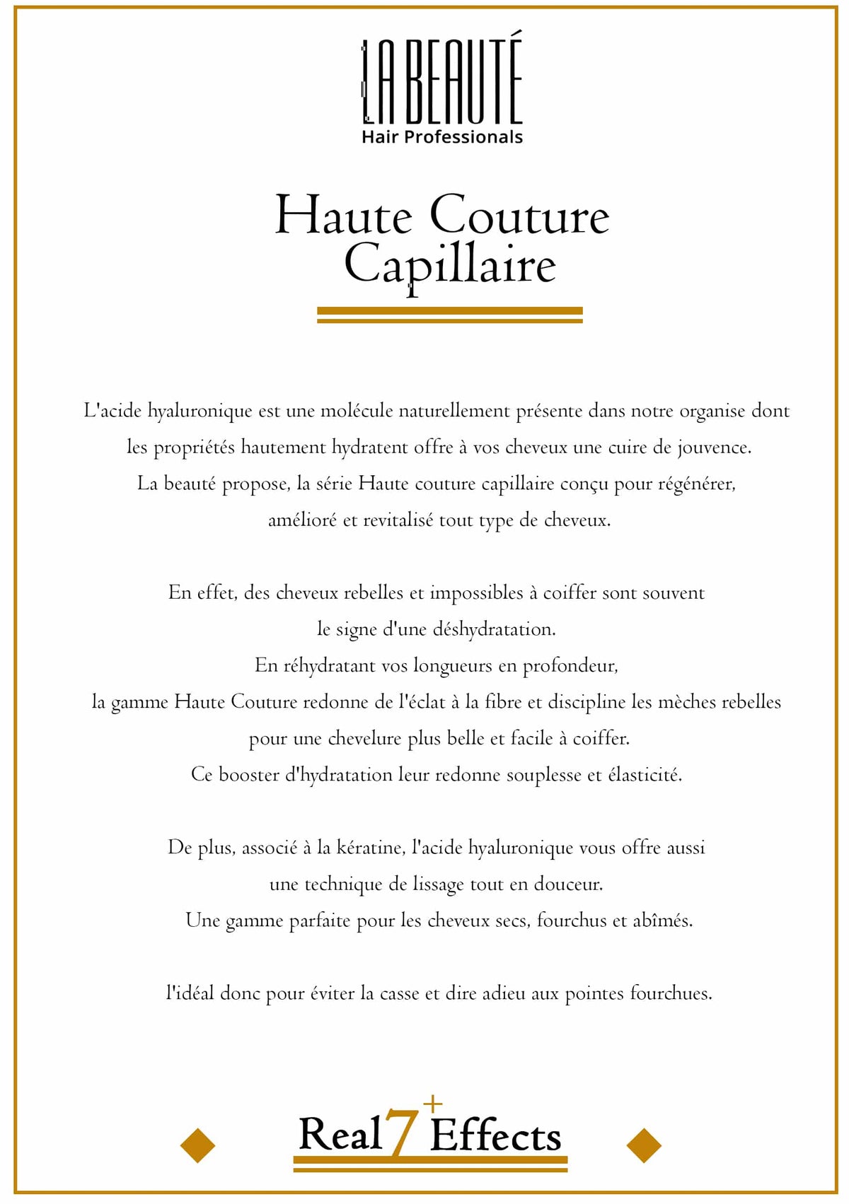 La Beauté Haute Couture Shampooing 750ml