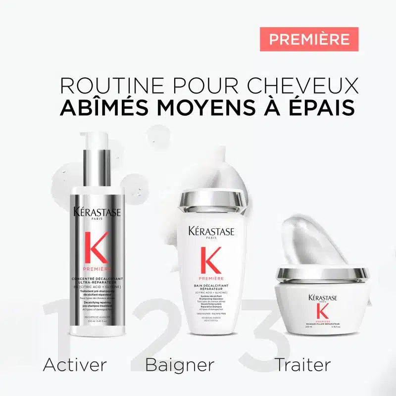 Routine cheveux abîmés moyens à épais - Première Kérastase