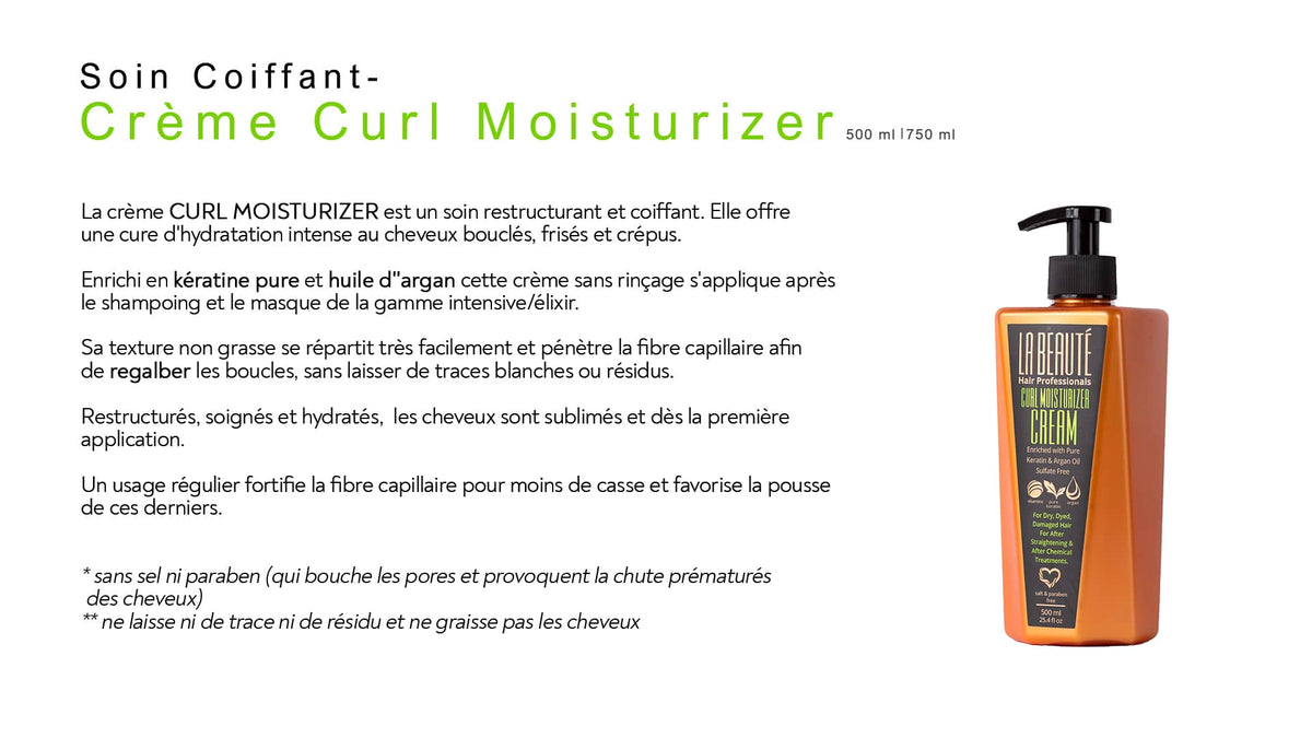 La Beauté - Curl Moisturizer 750ml