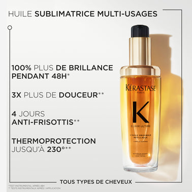 Kérastase Coffret Duo Mini Héros 2026 – Huile Elixir Ultime &amp; Sérum Nuit 8H