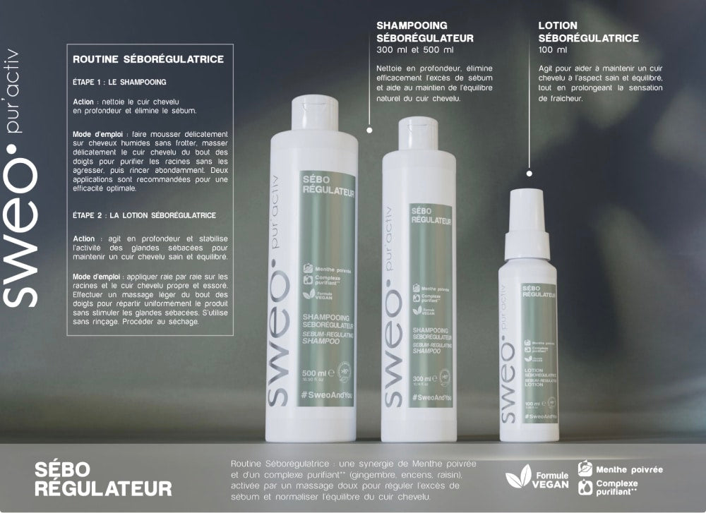 Shampooing Séborégulateur Sweo Pur&