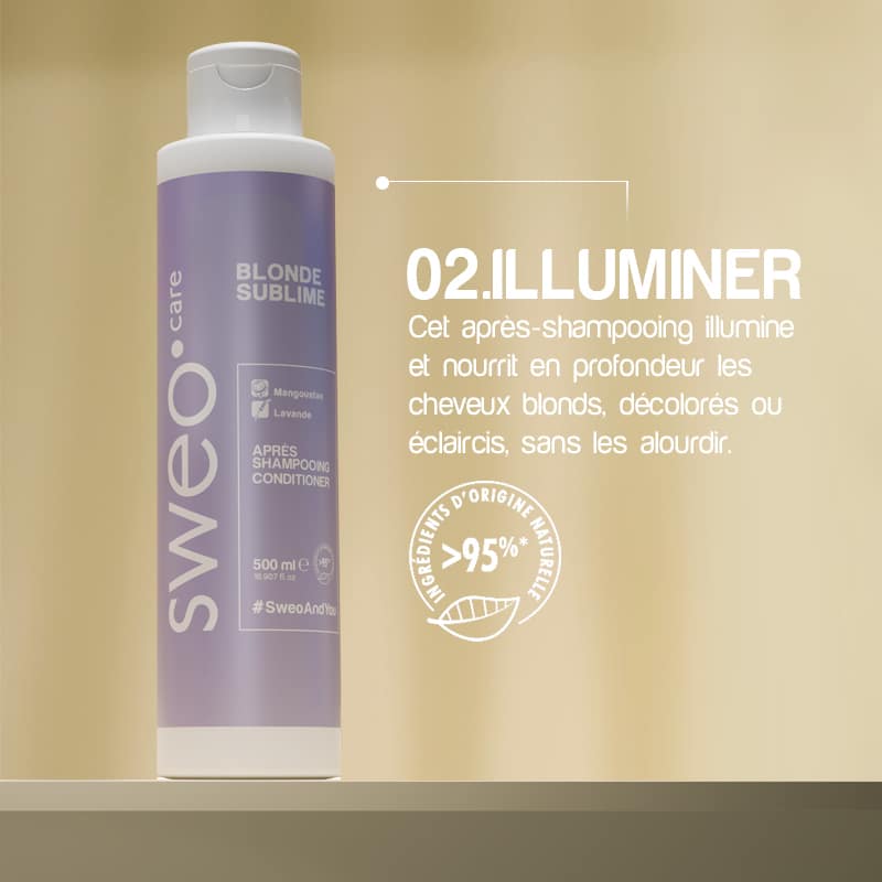 Après-Shampooing Blonde Sublime 500ML - Sweo Care